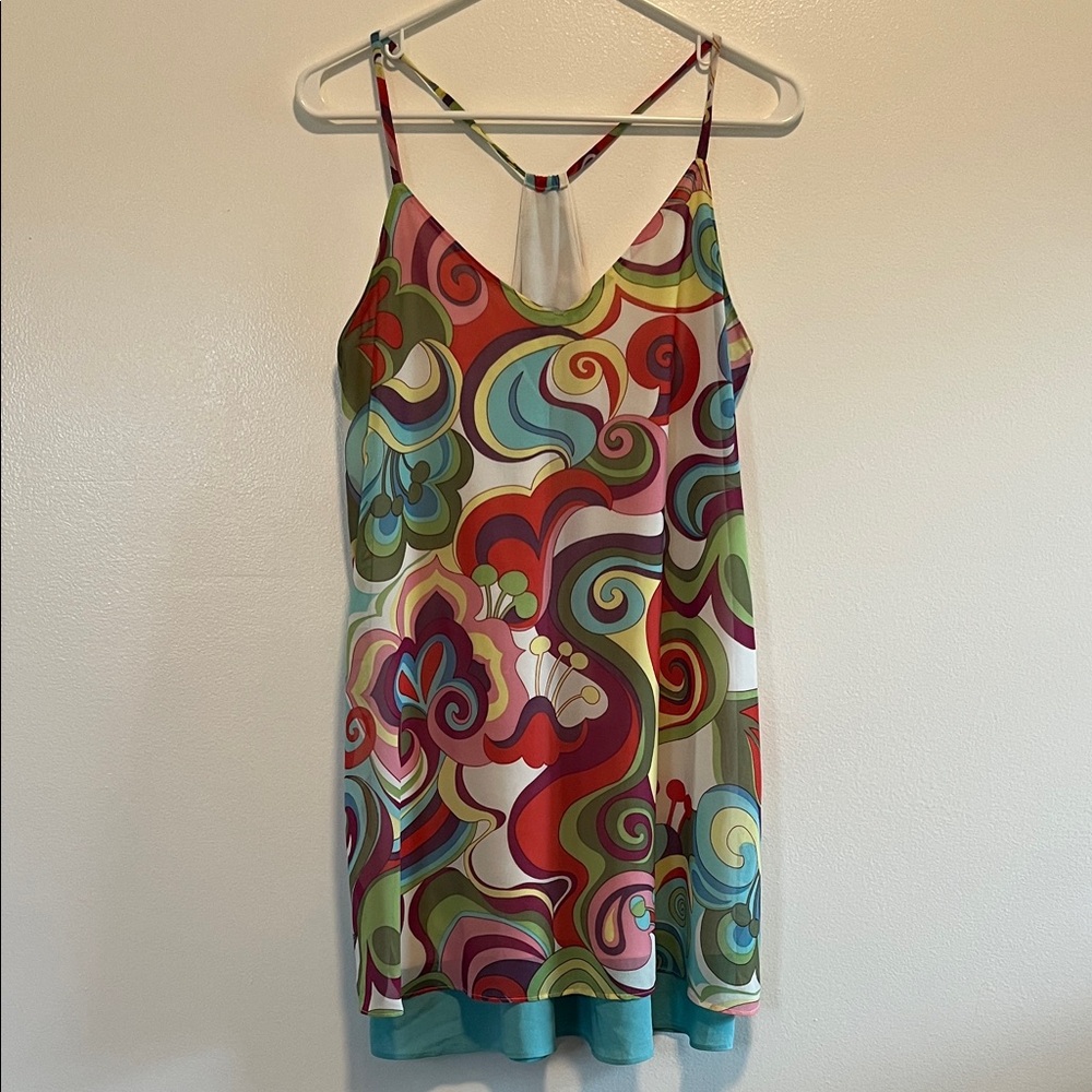Judith March Vibrant Swirl Dress